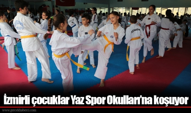 İzmirli çocuklar Yaz Spor Okulları’na koşuyor