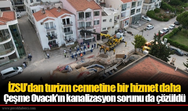 İZSU’dan turizm cennetine bir hizmet daha