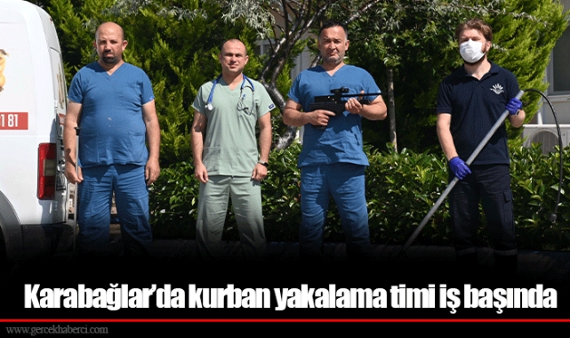 Karabağlar’da kurban yakalama timi iş başında