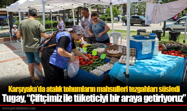 Karşıyaka’da atalık tohumların mahsulleri tezgahları süsledi