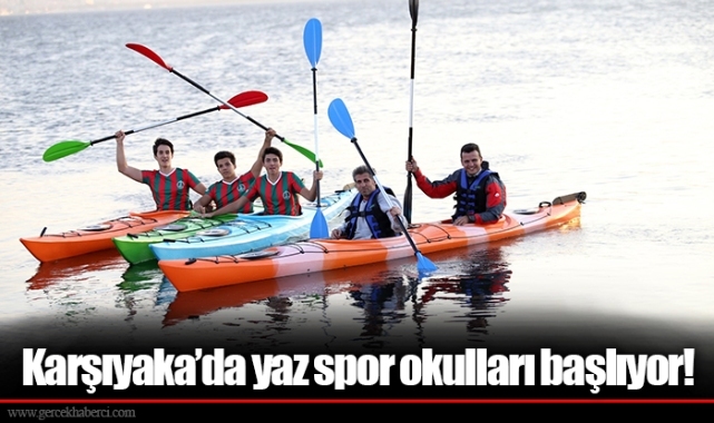 Karşıyaka’da yaz spor okulları başlıyor!