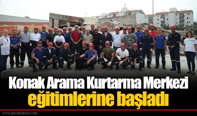 Konak Arama Kurtarma Merkezi eğitimlerine başladı