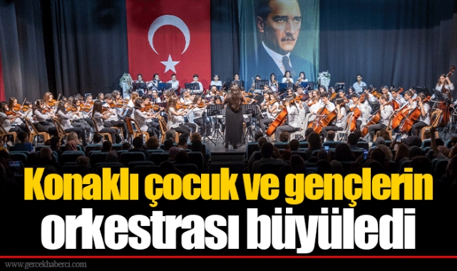 Konaklı çocuk ve gençlerin orkestrası büyüledi