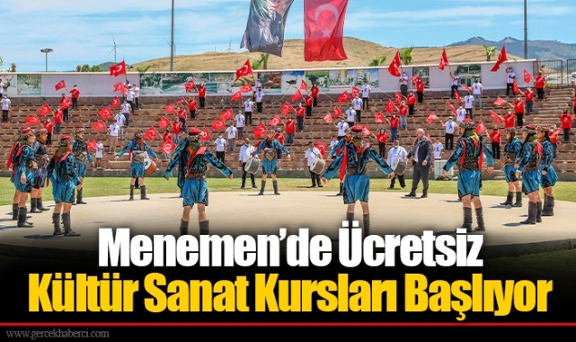Menemen’de Ücretsiz Kültür Sanat Kursları Başlıyor