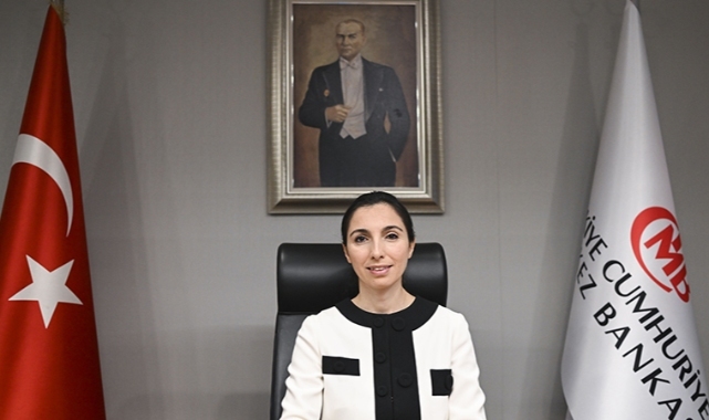 Merkez Bankası Başkanı Hafize Gaye Erkan'ın makam odasından ilk fotoğraf