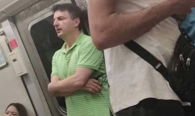 Metroda görüntülenen İyi Partili Bilge Yılmaz sosyal medyada gündem oldu