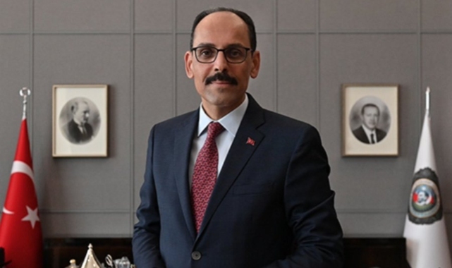 MİT Başkanı İbrahim Kalın'ın makam odasından ilk fotoğraf
