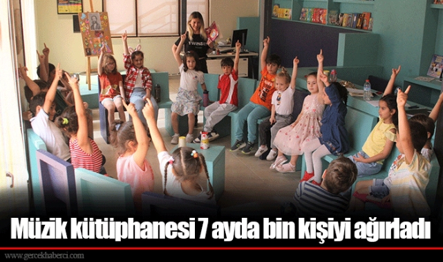 Müzik kütüphanesi 7 ayda bin kişiyi ağırladı