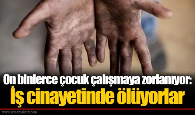 On binlerce çocuk çalışmaya zorlanıyor: İş cinayetinde ölüyorlar
