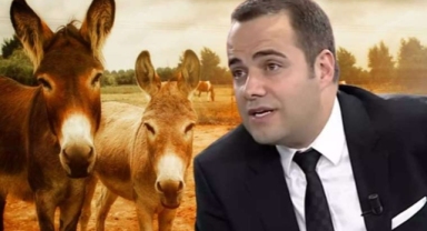 Özgür Demirtaş'tan dikkat çeken 'eşek' paylaşımı: Sucuk yemeyin...