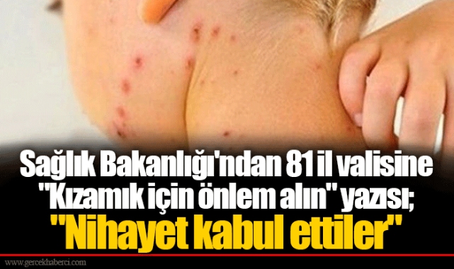 Sağlık Bakanlığı'ndan 81 il valisine "Kızamık için önlem alın" yazısı; "Nihayet kabul ettiler"