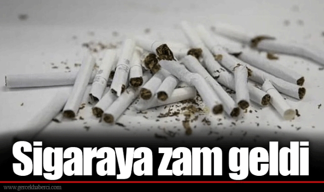 Sigaraya zam geldi