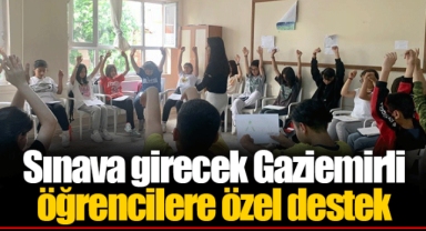 Sınava girecek Gaziemirli öğrencilere özel destek