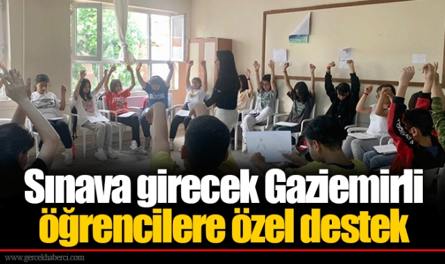 Sınava girecek Gaziemirli öğrencilere özel destek