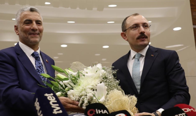 Ticaret Bakanı Ömer Bolat, Mehmet Muş'tan görevi devraldı