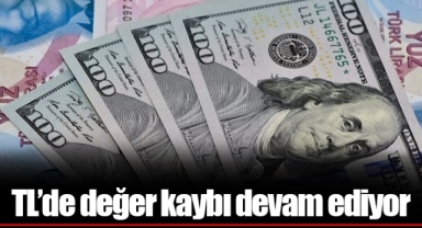 TL’de değer kaybı devam ediyor
