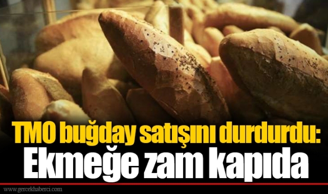 TMO buğday satışını durdurdu: Ekmeğe zam kapıda