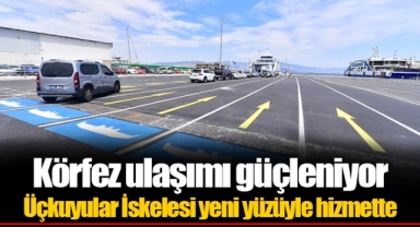 Üçkuyular İskelesi yeni yüzüyle hizmette