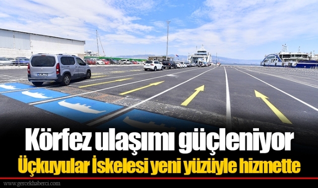 Üçkuyular İskelesi yeni yüzüyle hizmette