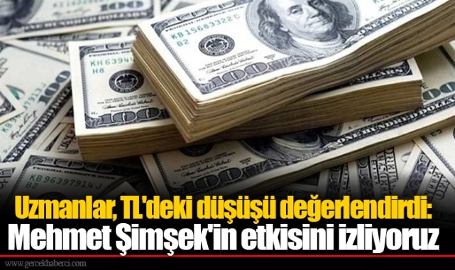 Uzmanlar, TL'deki düşüşü değerlendirdi: Mehmet Şimşek'in etkisini izliyoruz