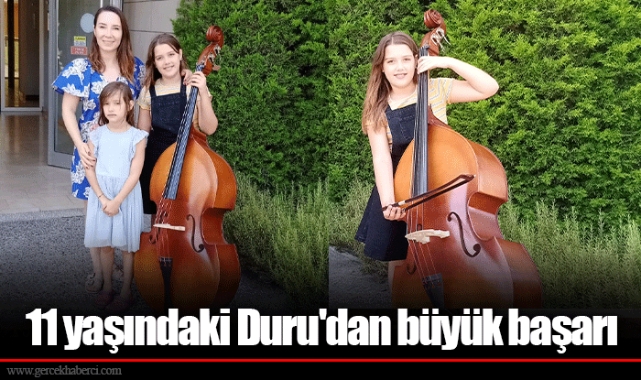 11 yaşındaki Duru'dan büyük başarı