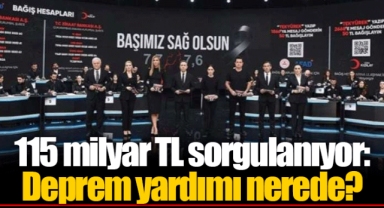 115 milyar TL sorgulanıyor: Deprem yardımı nerede?