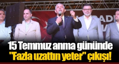 15 Temmuz anma gününde