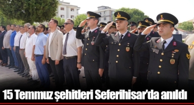 15 Temmuz şehitleri Seferihisar'da anıldı