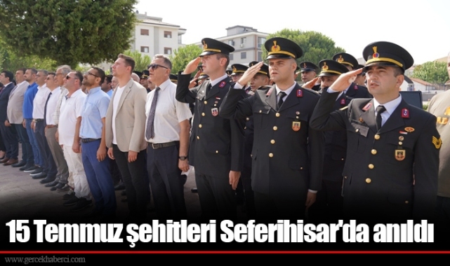 15 Temmuz şehitleri Seferihisar'da anıldı
