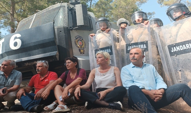 Akbelen'de coplu, biber gazlı saldırı