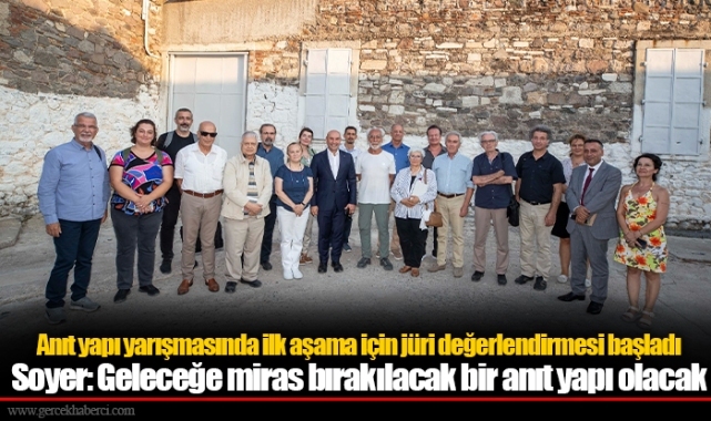 Anıt yapı yarışmasında ilk aşama için jüri değerlendirmesi başladı