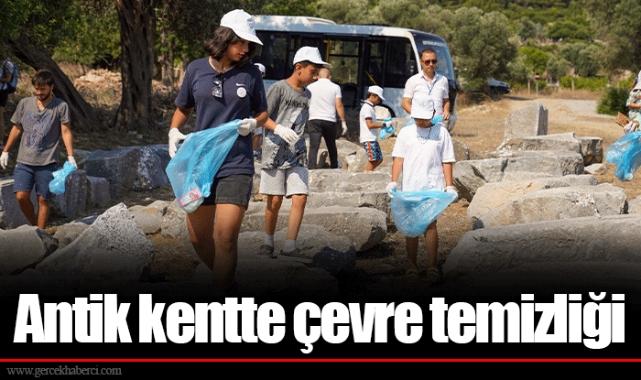 Antik kentte çevre temizliği