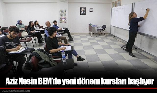 Aziz Nesin BEM’de yeni dönem kursları başlıyor