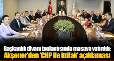 Başkanlık divanı toplantısında masaya yatırıldı: Akşener'den 'CHP ile ittifak' açıklaması