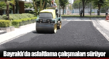 Bayraklı’da asfaltlama çalışmaları sürüyor