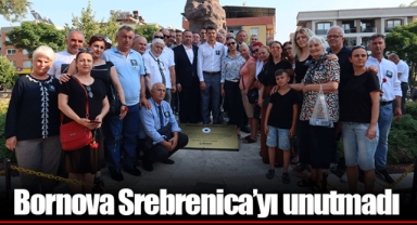 Bornova Srebrenica’yı unutmadı