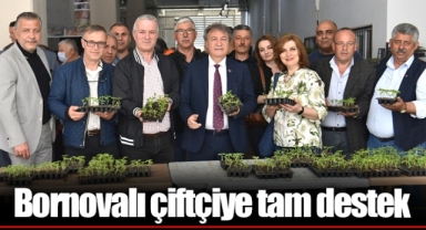 Bornovalı çiftçiye tam destek