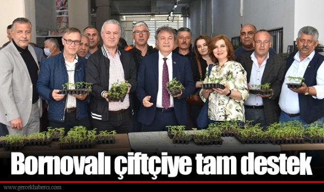 Bornovalı çiftçiye tam destek