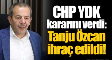 CHP YDK kararını verdi: Tanju Özcan ihraç edildi!