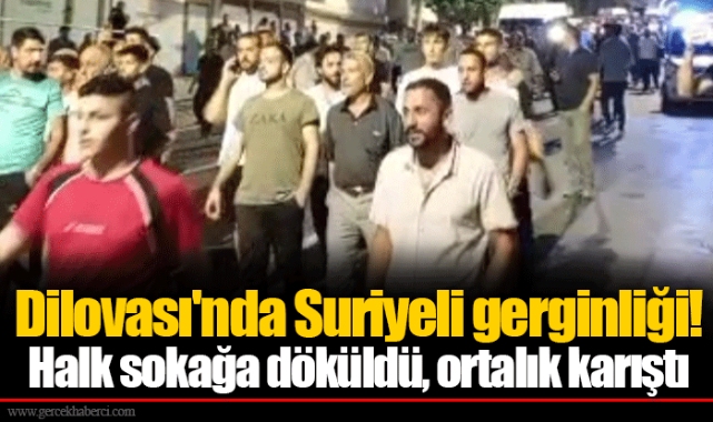 Dilovası'nda Suriyeli gerginliği! Halk sokağa döküldü, ortalık karıştı
