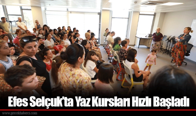 Efes Selçuk’ta Yaz Kursları Hızlı Başladı