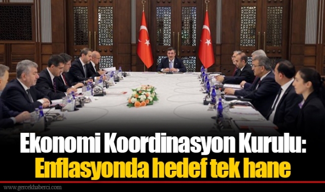 Ekonomi Koordinasyon Kurulu: Enflasyonda hedef tek hane