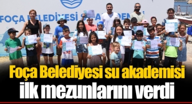 Foça Belediyesi su akademisi ilk mezunlarını verdi
