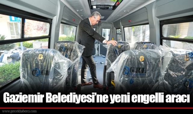 Gaziemir Belediyesi’ne yeni engelli aracı
