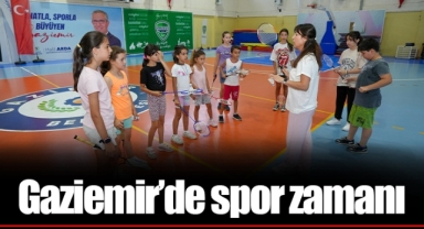 Gaziemir’de spor zamanı