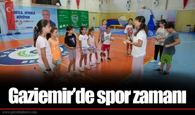 Gaziemir’de spor zamanı