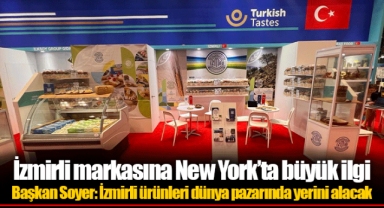 İzmirli markasına New York’ta büyük ilgi