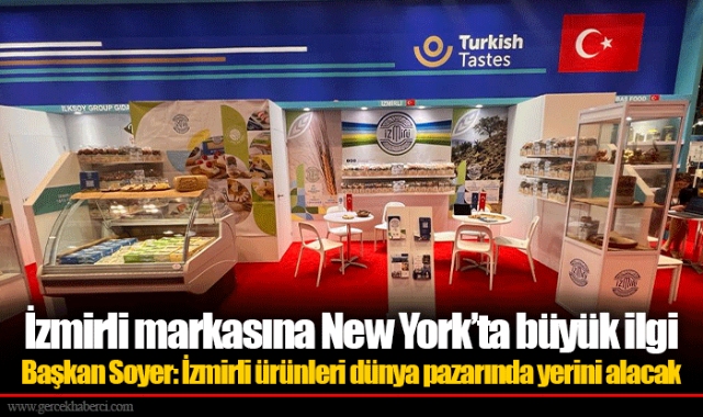 İzmirli markasına New York’ta büyük ilgi