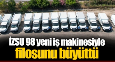 İZSU 98 yeni iş makinesiyle filosunu büyüttü