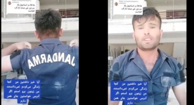 ‘Jandarma’ gömleği giyip paylaşım yapan kaçak göçmen yakalandı